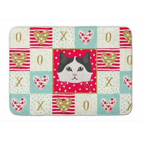 Carolines Treasures 19 x 27 in. Ragamuffin Cat Love Machine Washable Memory Foam Mat CK5152RUG